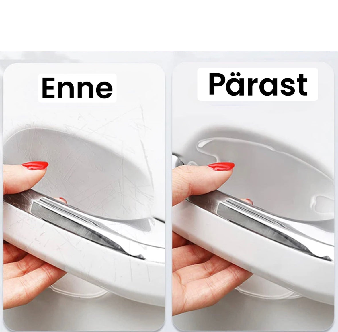 Autoukse käepideme kaitsekleebised (4 tk)