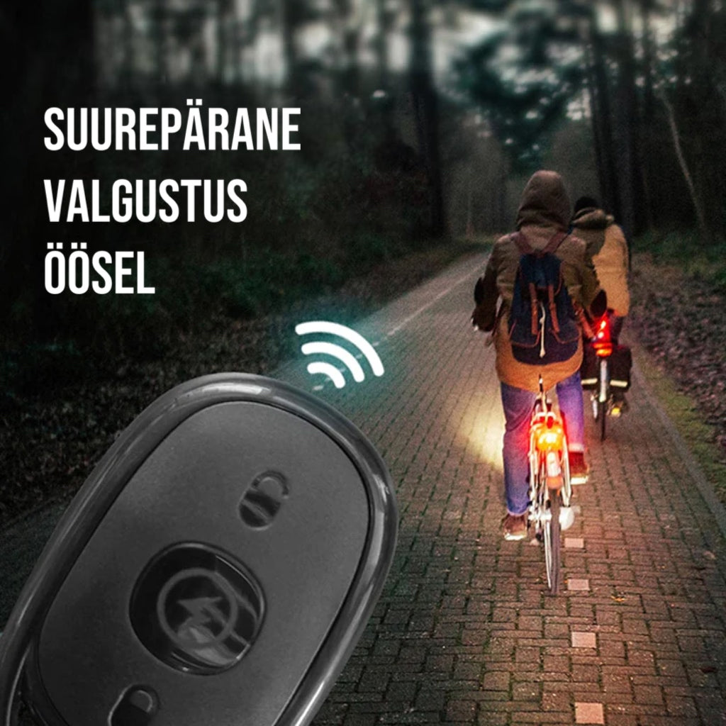 7-värviline traadita LED tagatuli mootorratastele ja autodele