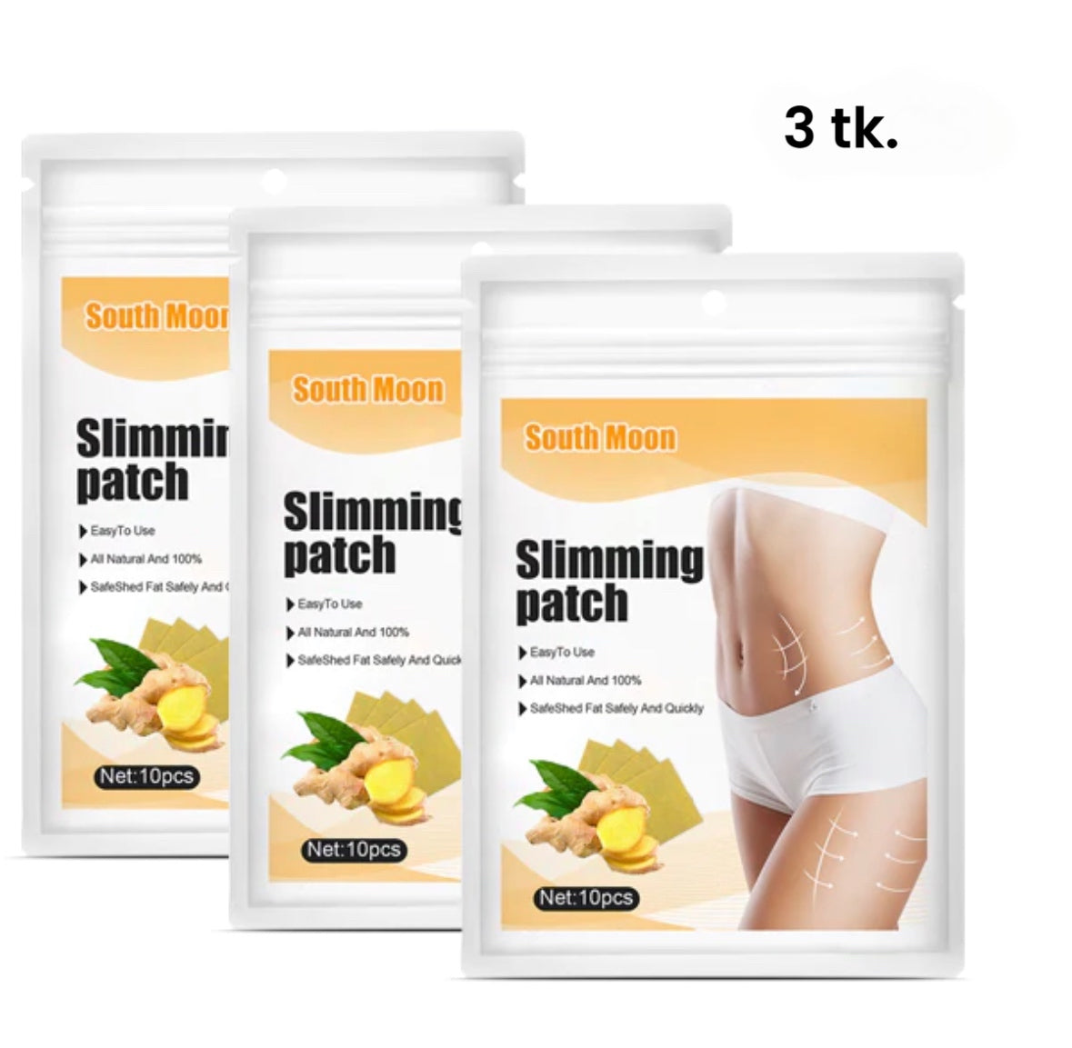 Rasvapõletav kõhuplaaster ingveriga