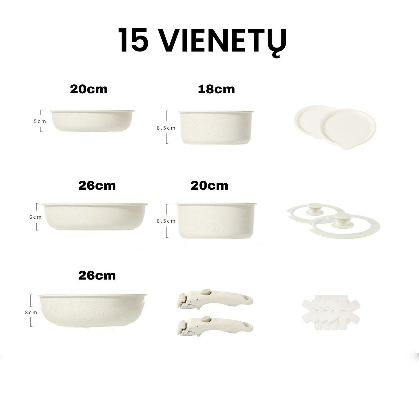 Panni komplekt | Vastupidav, mittehaarduv ja stiilne toiduvalmistamine