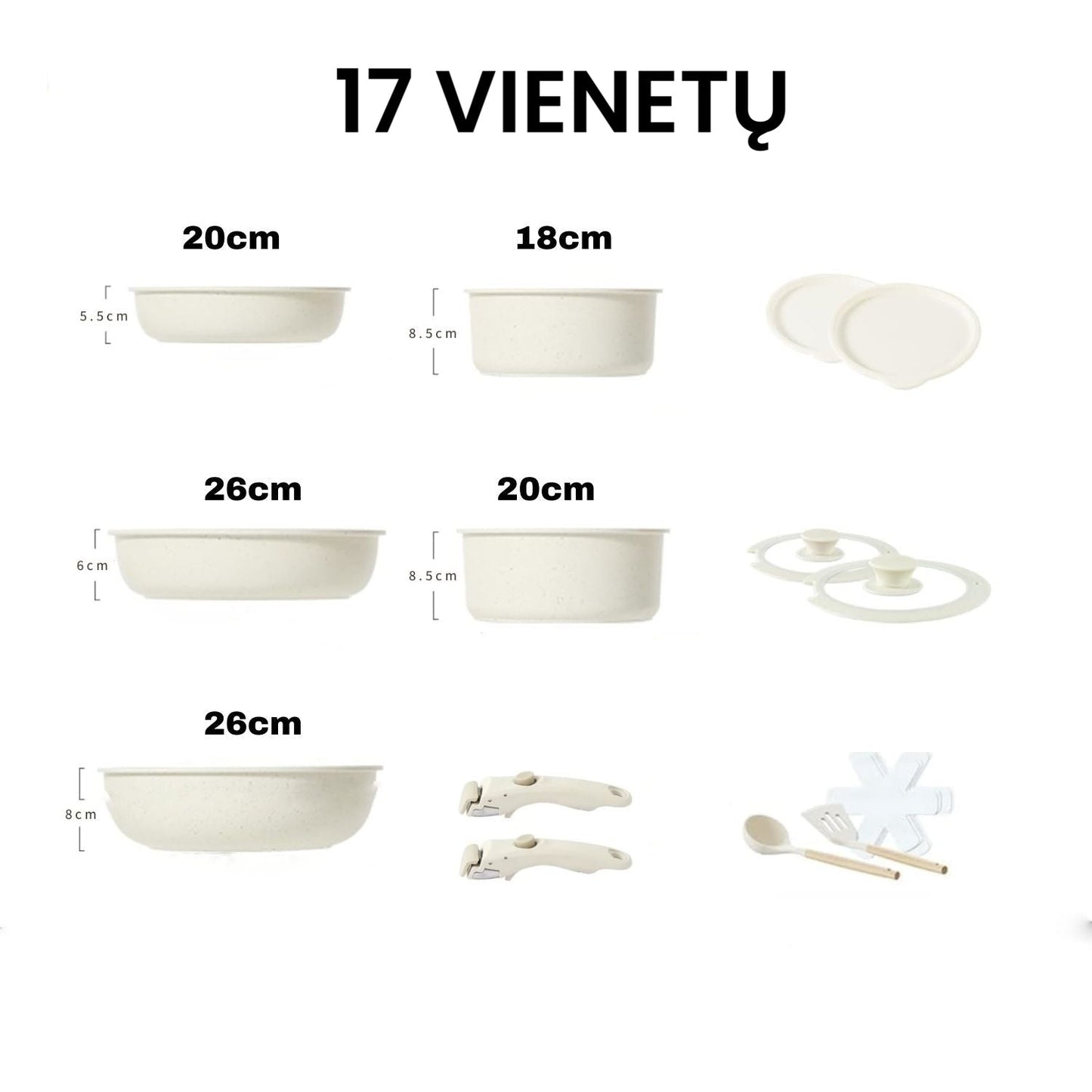 Panni komplekt | Vastupidav, mittehaarduv ja stiilne toiduvalmistamine