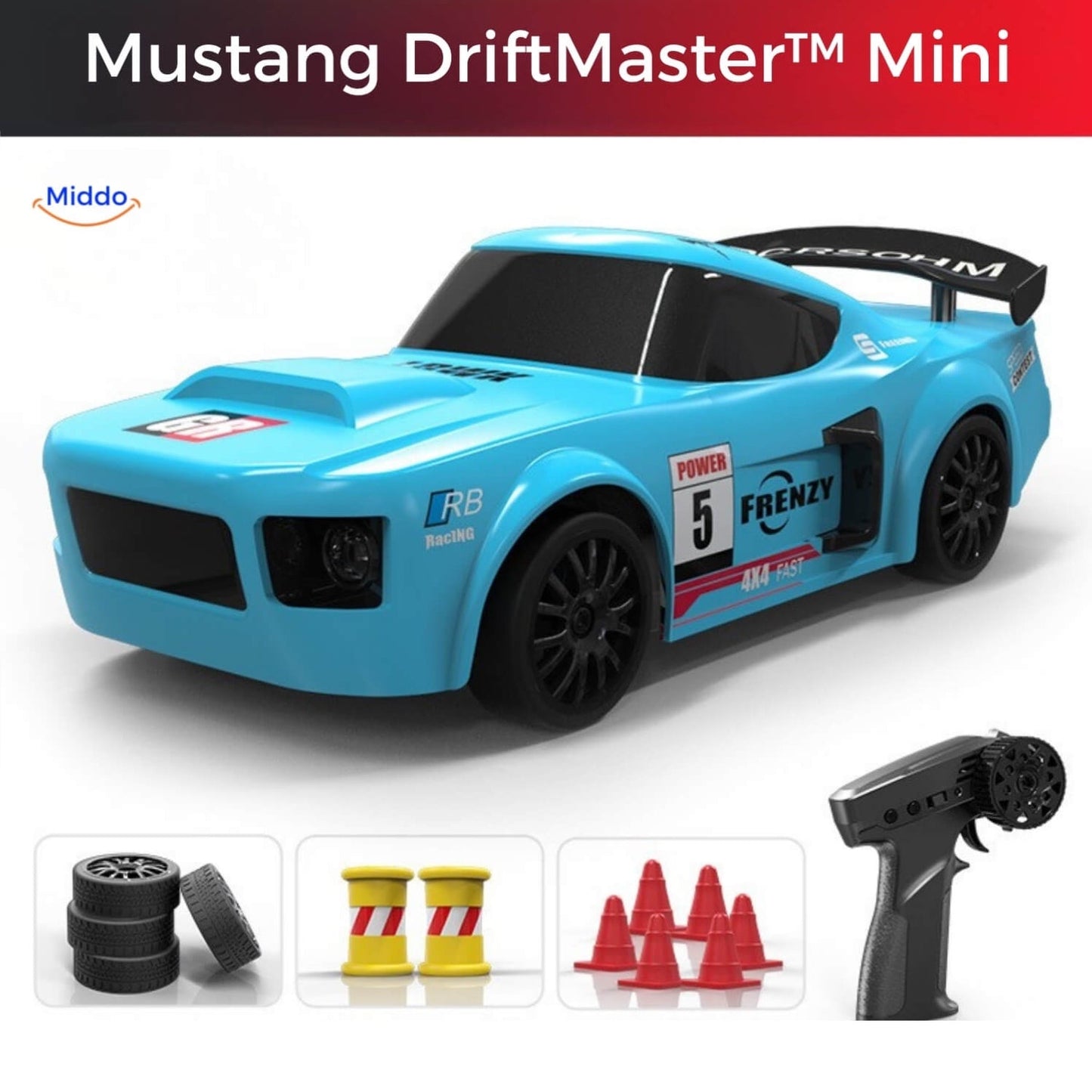 DriftMaster™ GTR | 4WD Drift RC mänguauto 🚗💨