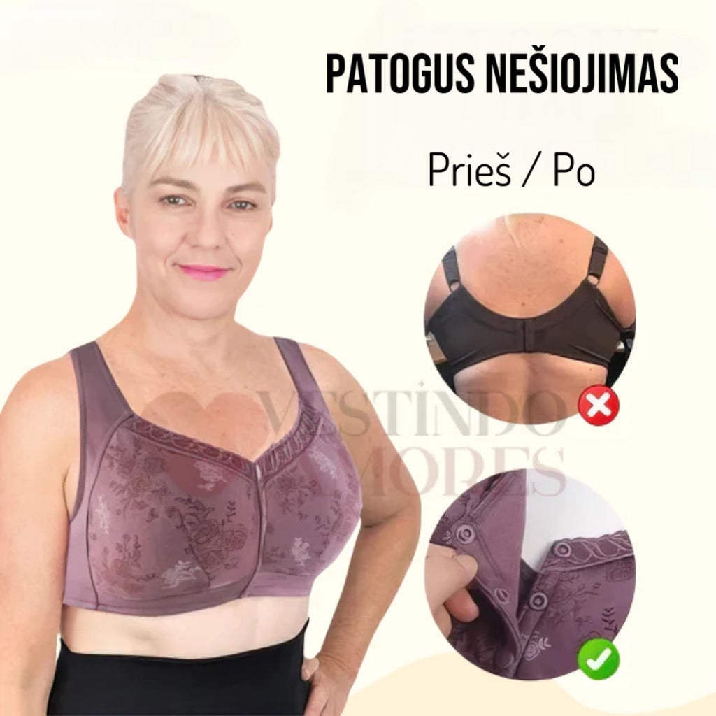 Mugav naiste rinnahoidja (valige suurus vastavalt kilogrammidele)