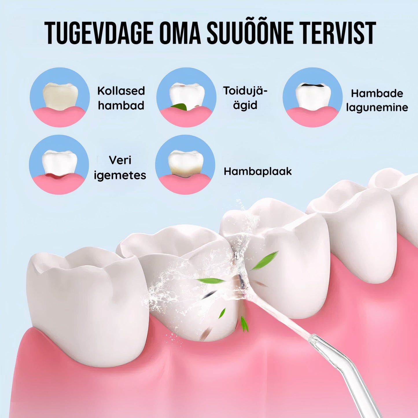 DentaJet™ juhtmeta suupihusti