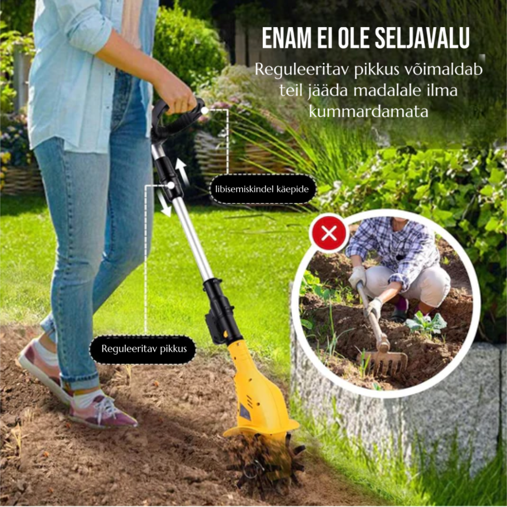 Elektriline juhtmeta kultivaator