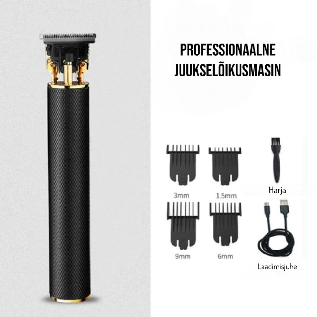 Juhtmeta juukselõikusmasin meestele
