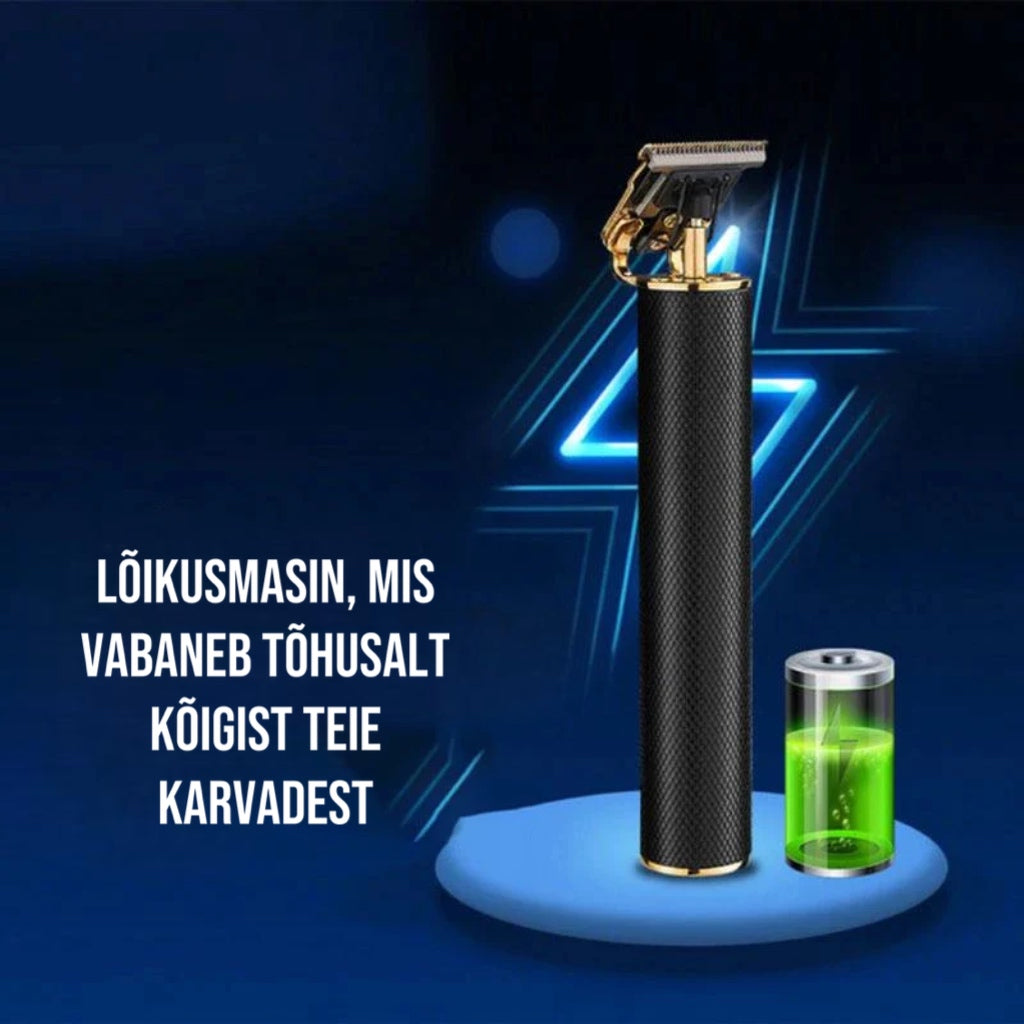 Juhtmeta juukselõikusmasin meestele