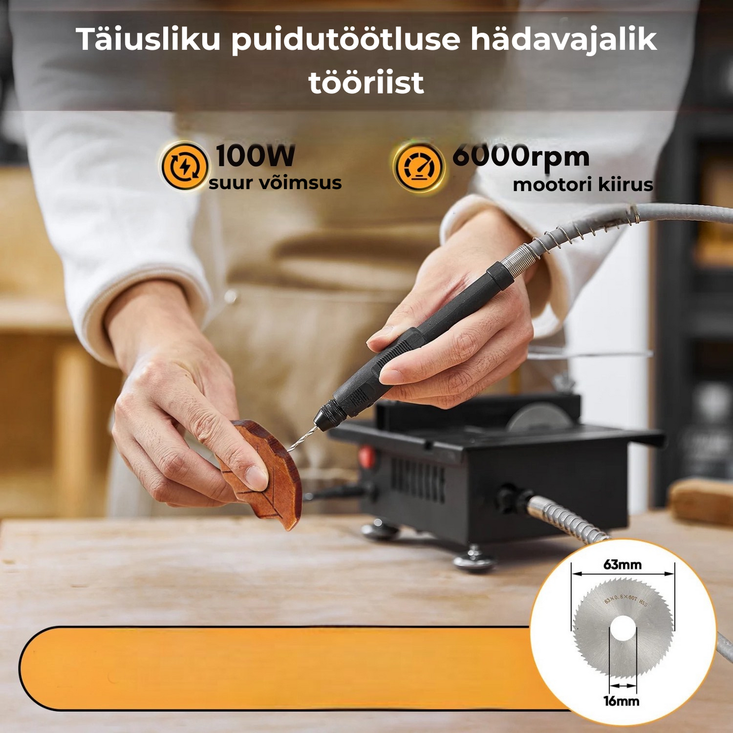 Mini multifunktsionaalne lauasaag