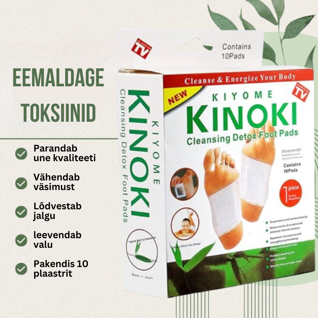 Detox jalaplaastrid (10 tk)