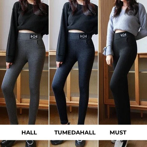 🔥Naiste mood – Soojad kašmiirist kitsenevad püksid