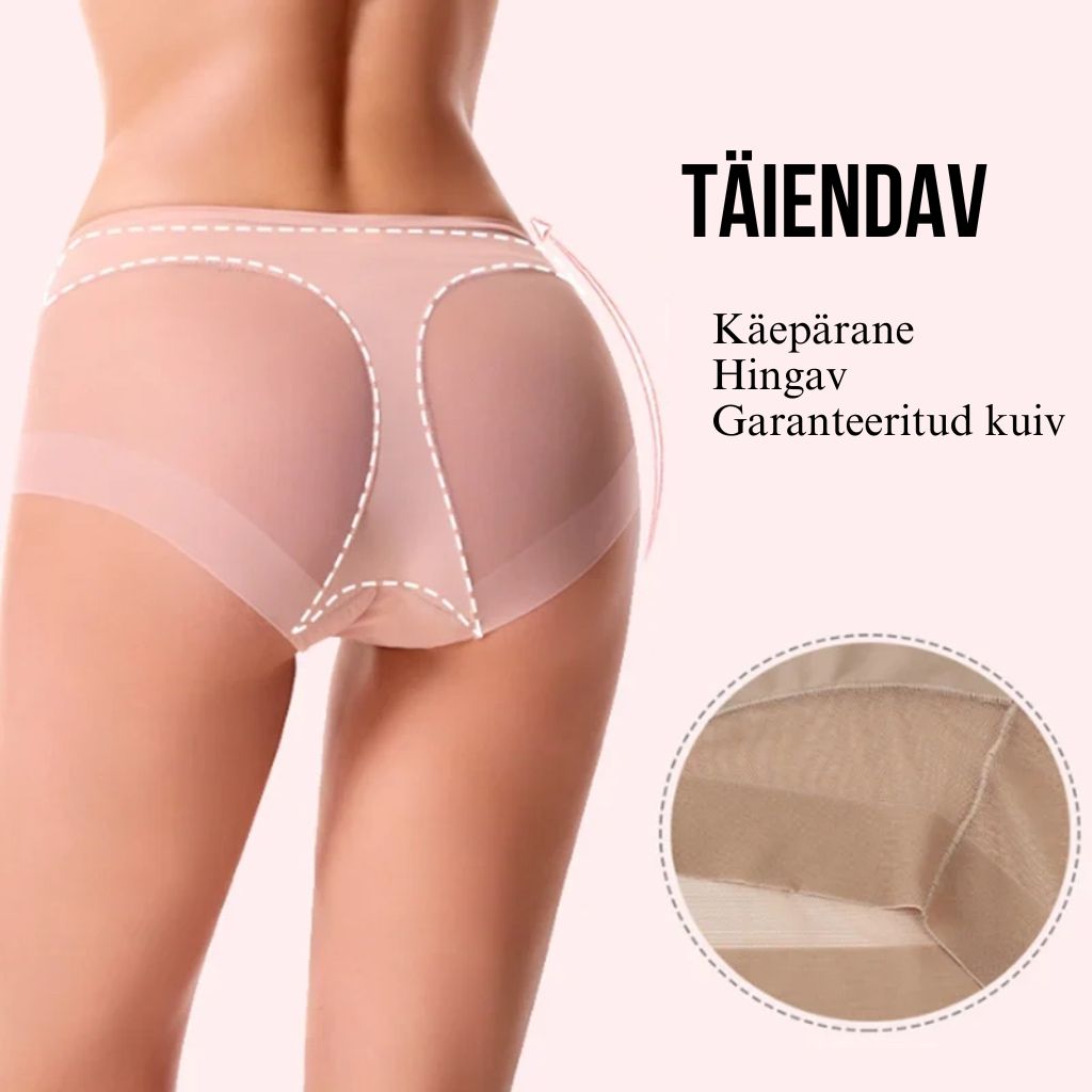Siidist kõrge vöökohaga vormivad aluspüksid👙 (3 tk)