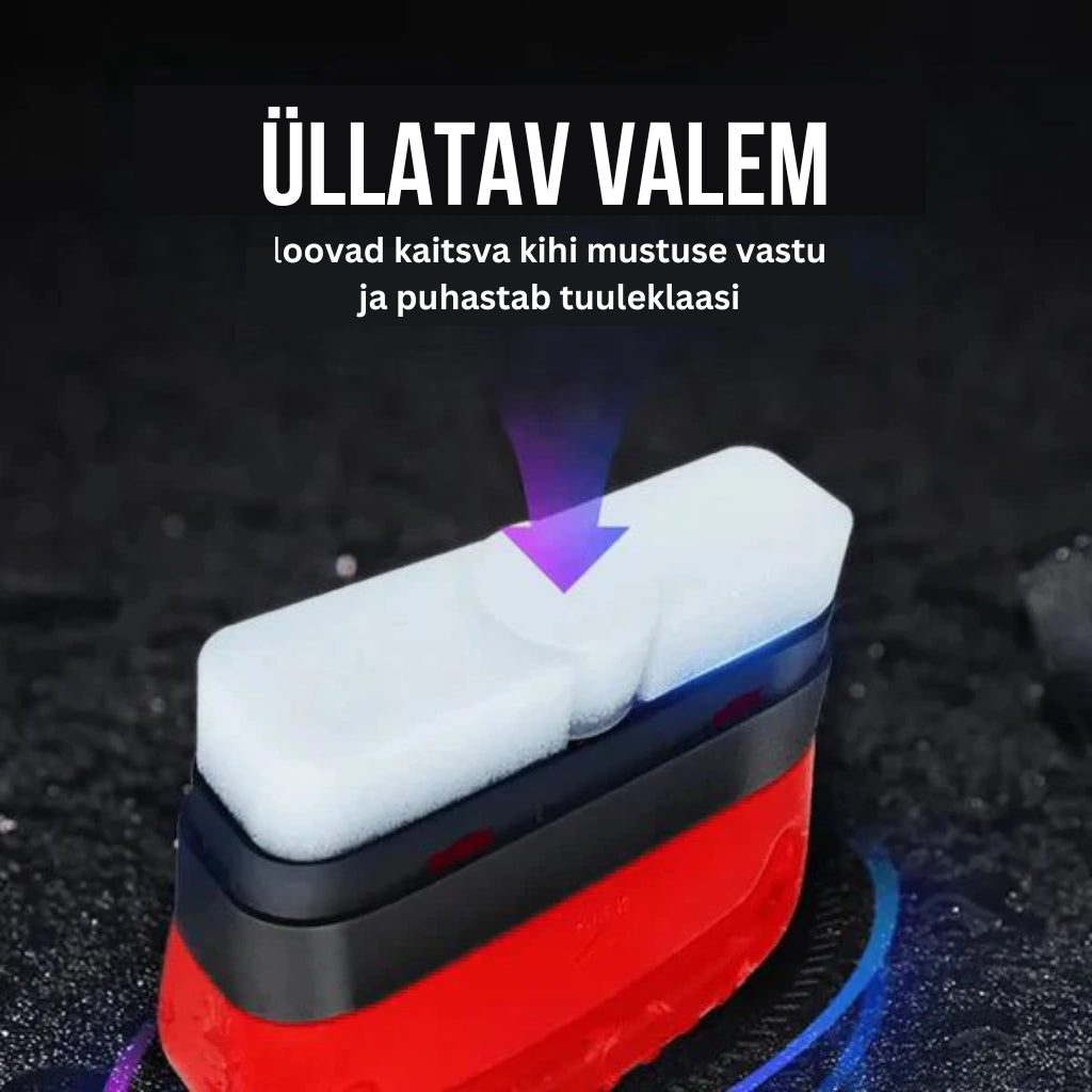 Võimas tuuleklaasi pesur ja mustuse kaitse (komplekt)