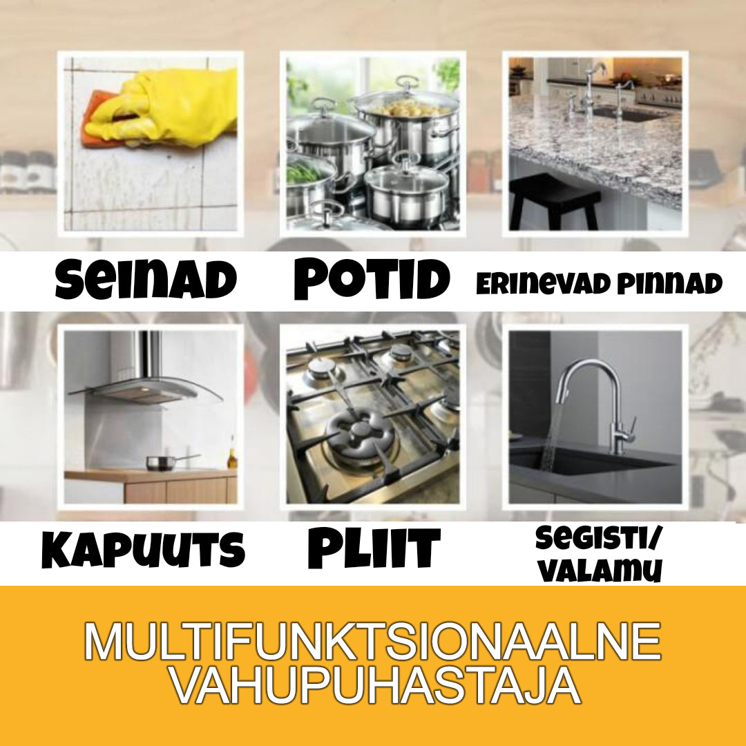 "FoamCleaner" mutilfunktsionaalne puhastusvaht kodu jaoks