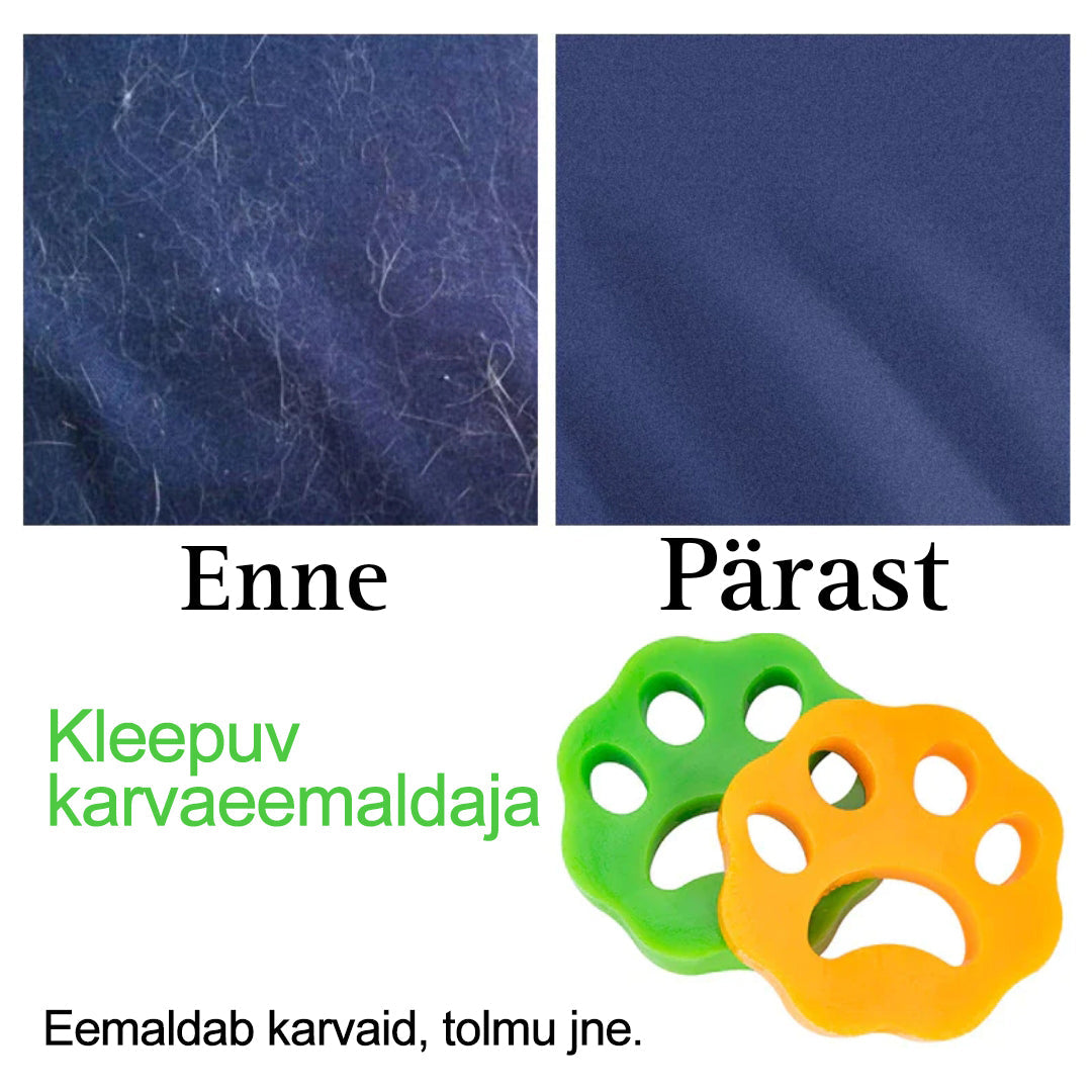Kleepuvad karvaeemaldajad 4 tk.