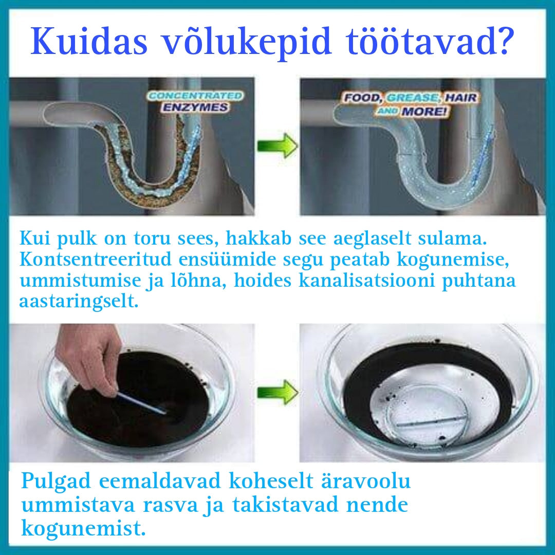 Võimsad puhastuspulgad (12 tk.)