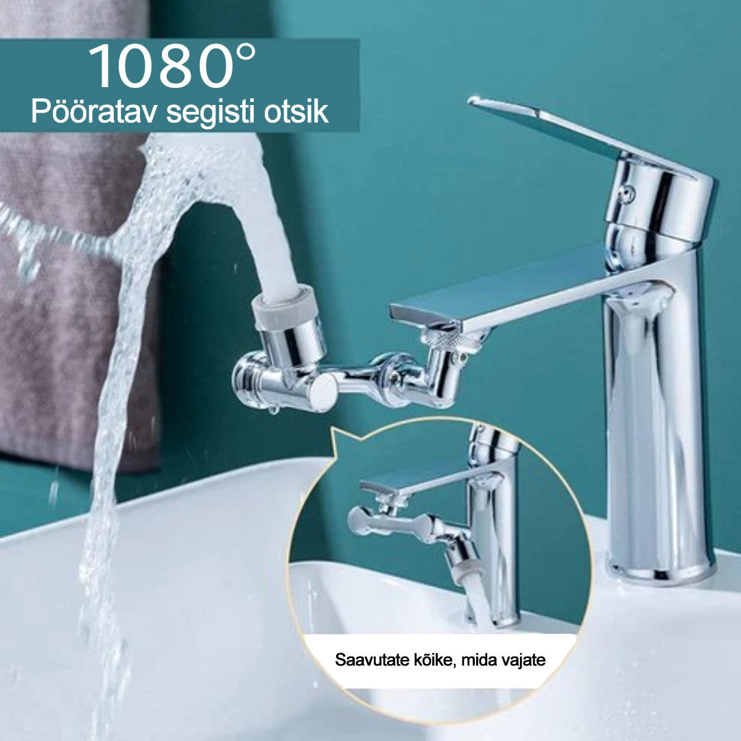 180° pööratav segisti otsik