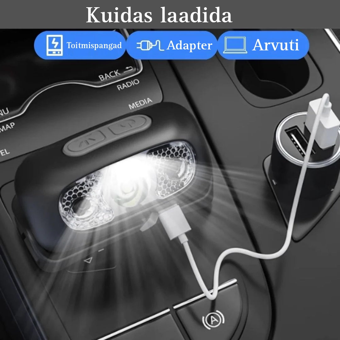 LED-pealamp liikumisanduriga