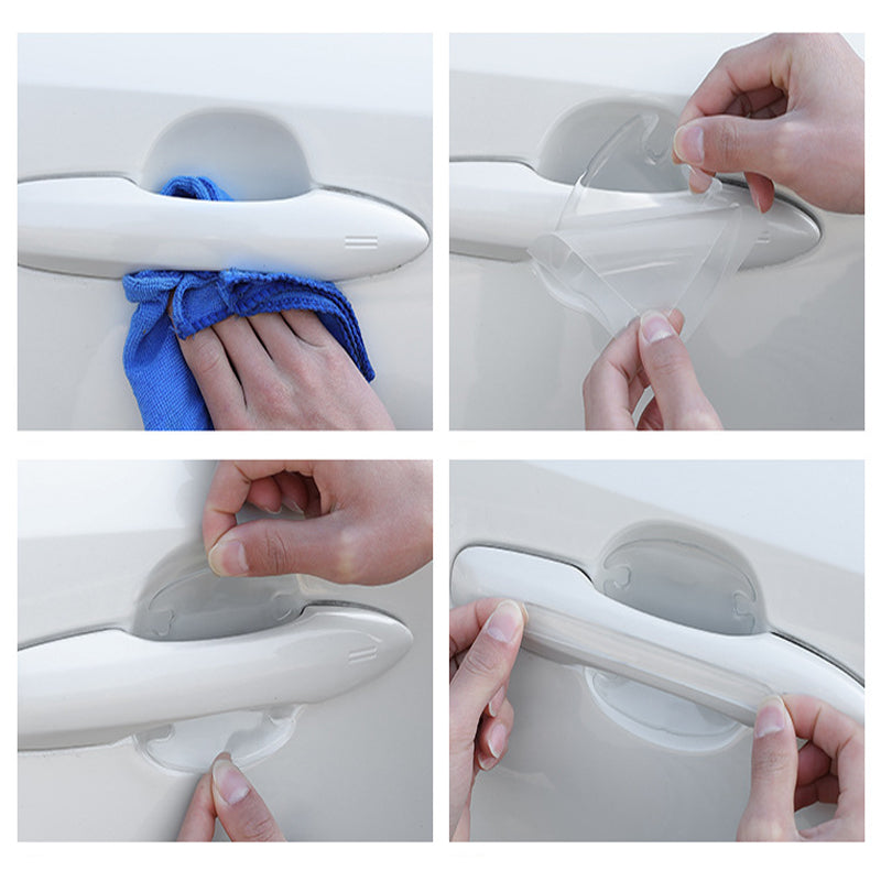 Autoukse käepideme kaitsekleebised (4 tk)