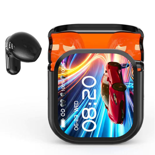 Tehisintellekti tõlke kõrvaklapid nutika ekraaniga