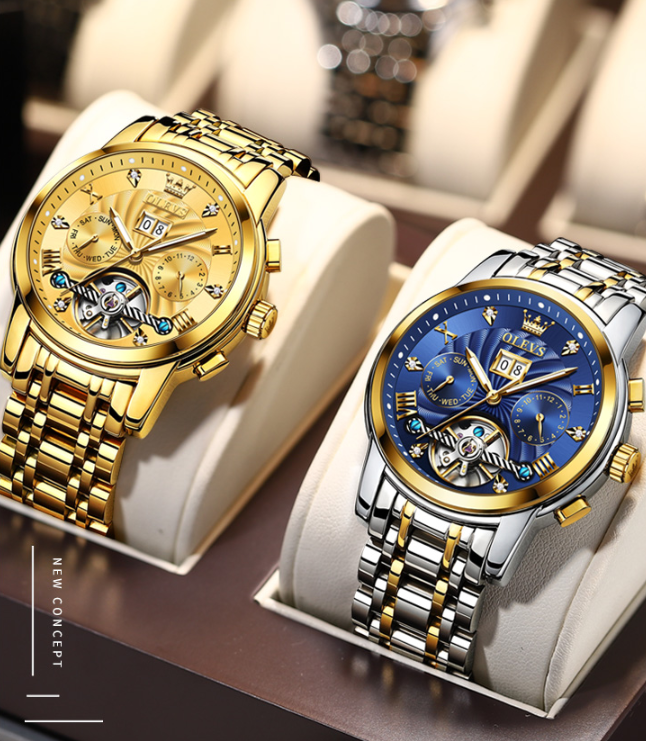 LUMINESCENCE® luksuslik meeste mehaaniline käekell