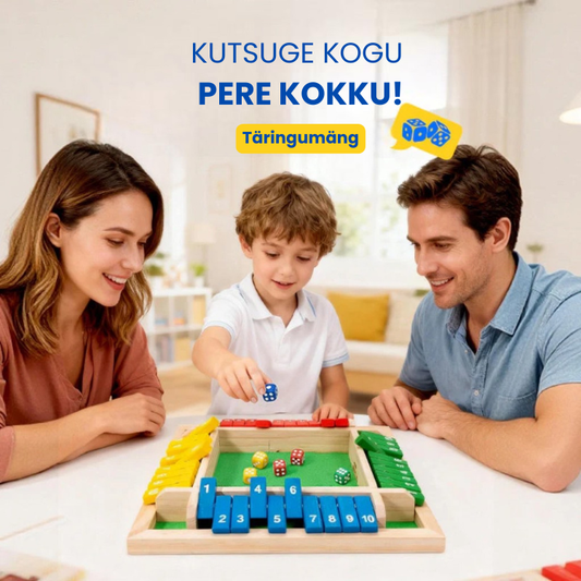 🎅🎄 Lõbusad pere mängud – lauamäng „Märgista ruut“ 🎁🎲