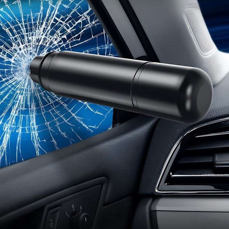 Safekey™ - 2 ühes ohutusvahend | Klaasikahur ja turvavöö lõikur