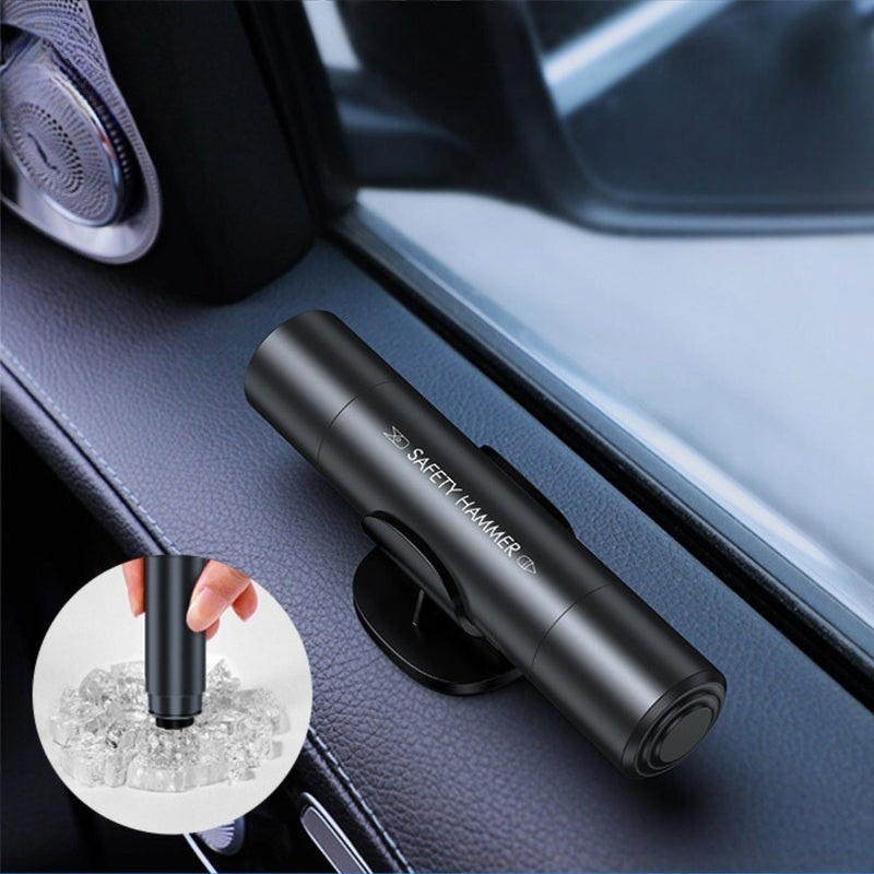 Safekey™ - 2 ühes ohutusvahend | Klaasikahur ja turvavöö lõikur