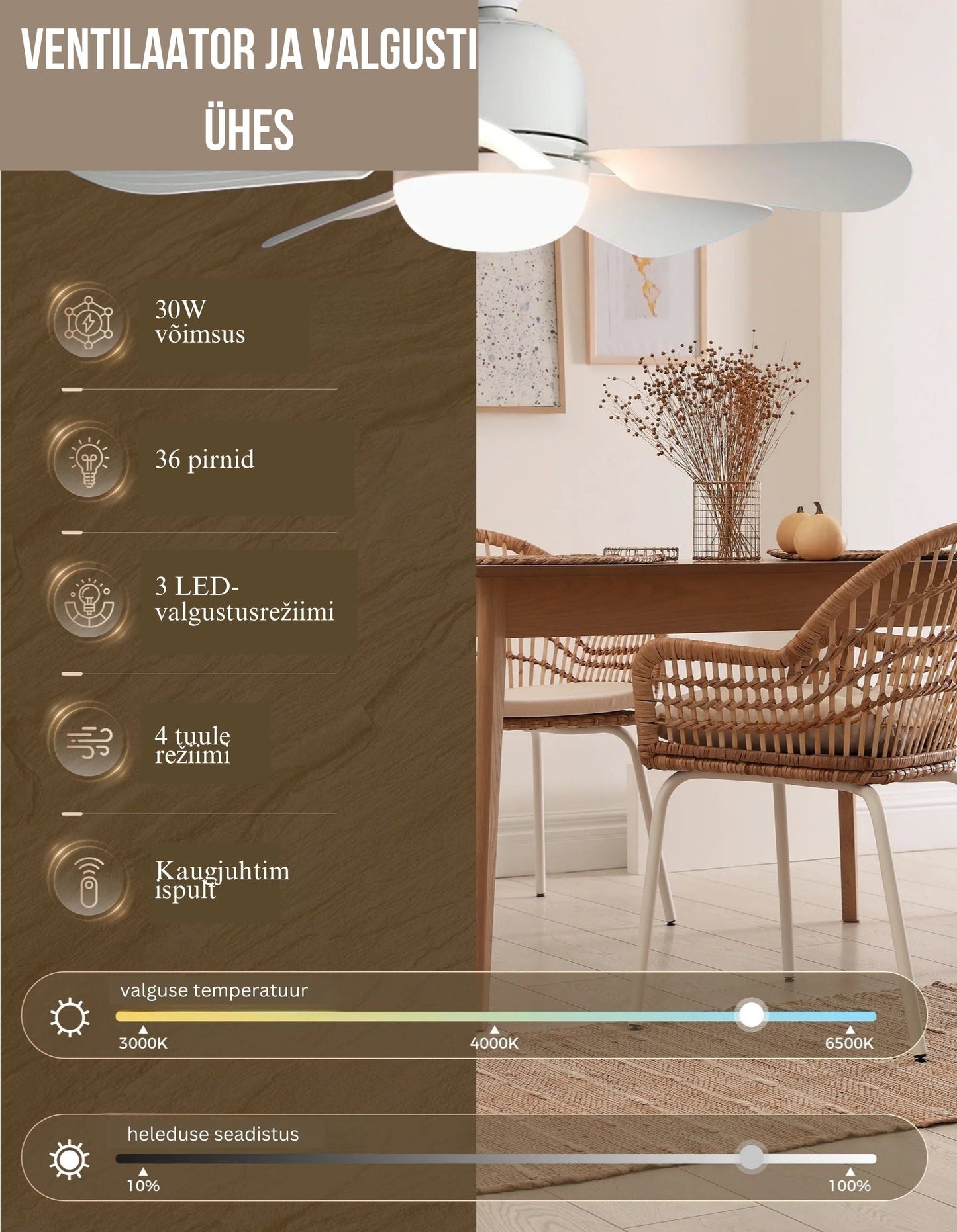 Ühendatav ventilaator