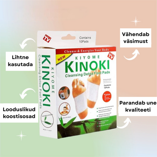Detox jalaplaastrid (10 tk)