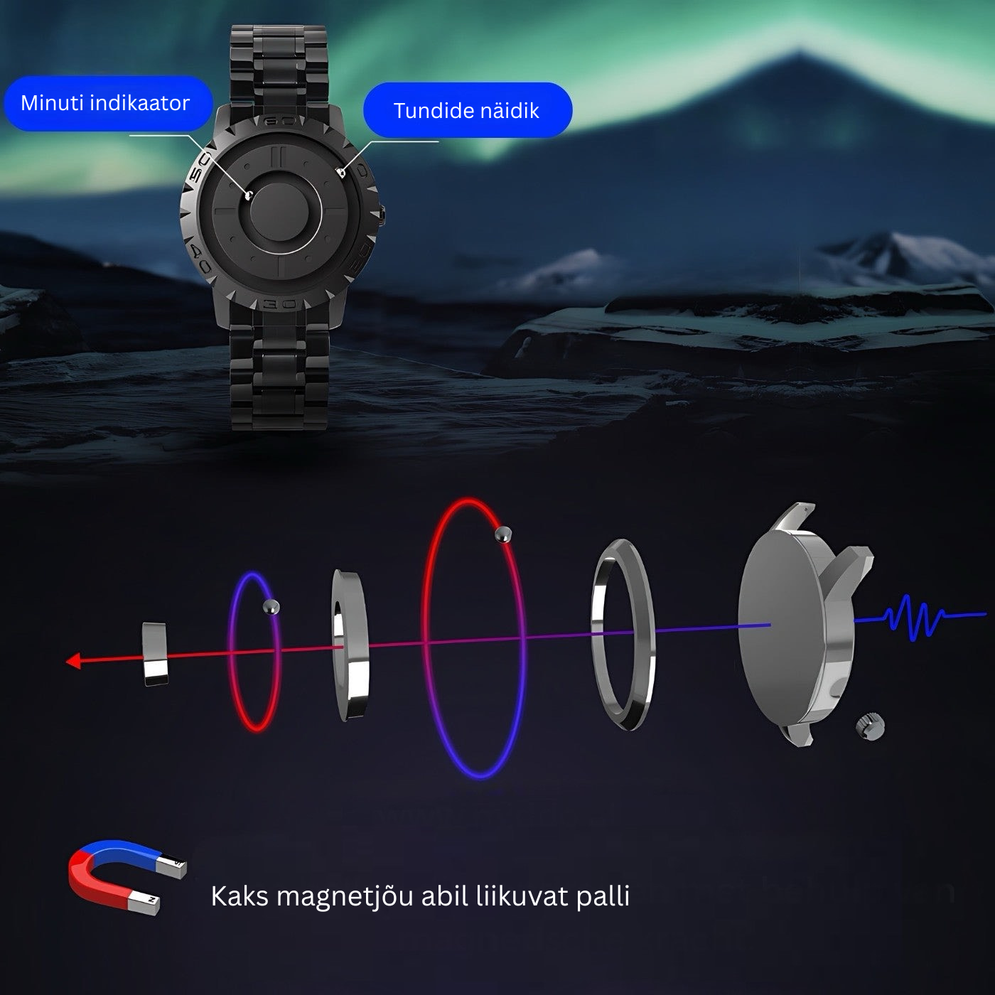 Magnetic Watch™ – ainulaadne magnetkell, mis ühendab kunsti ja aja