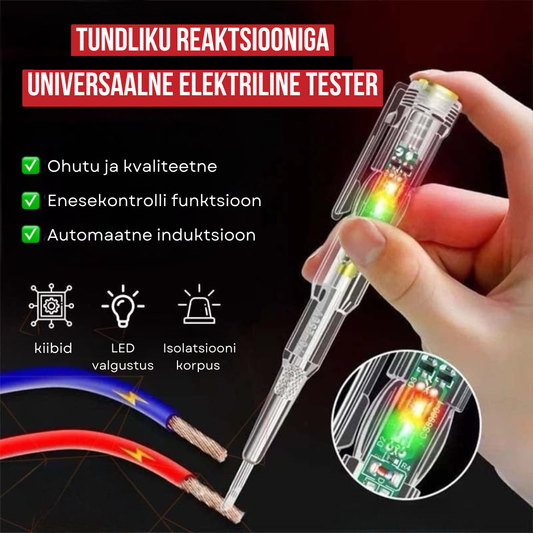 ✨ Universaalne elektriline tester tundliku reaktsiooniga ⚡🖊