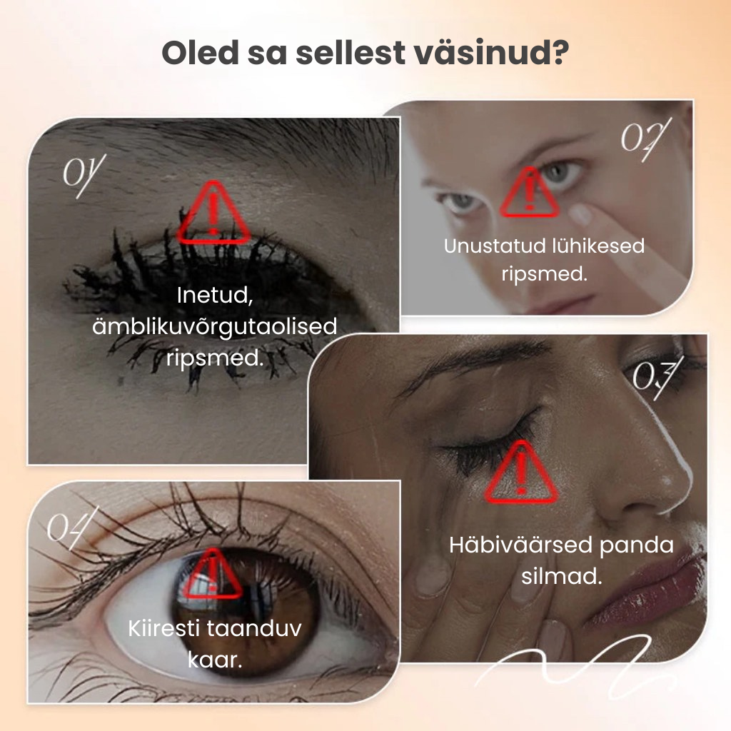 Pikendav veekindel ripsmetušš – rikastatud kiududega, mis annavad intensiivse kaare ja loomuliku tulemuse ilma tükikesteta 💄👁️