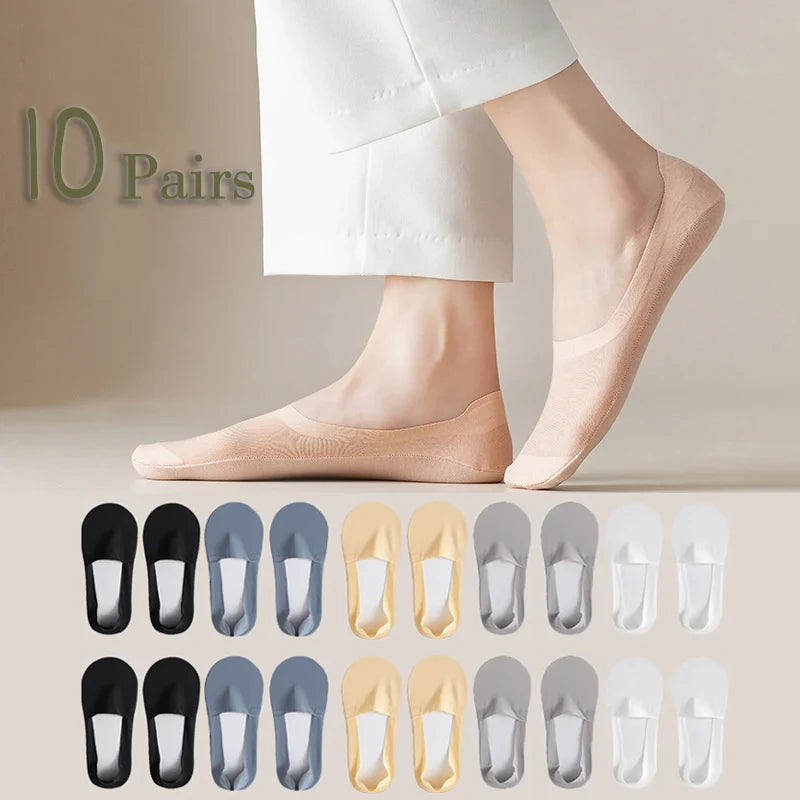 Hingavad puuvillased sokid