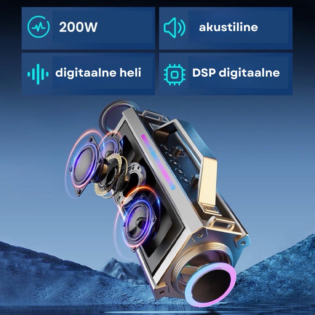 BITCED 200W Bluetooth kõlar