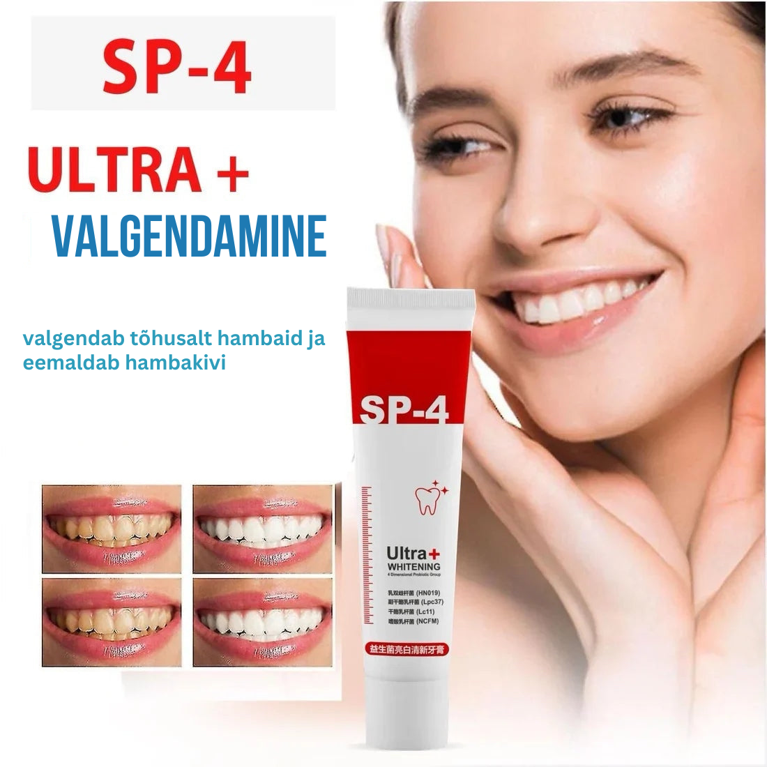 ✨ Valgendav hambapasta koos hambakivi eemaldamise efektiga ✨