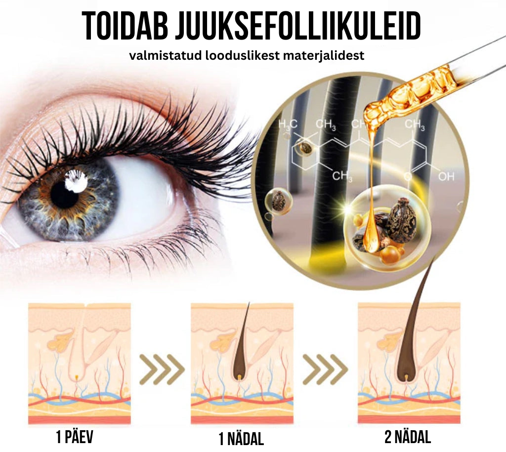 Vegan ripsmete kasvu seerum