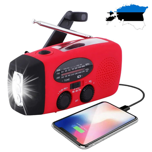 Raadio powerbankiga ja elektrigeneraatoriga – alati valmis kriisideks ja katastroofideks!