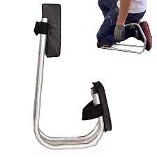 KneeComfort™ kaasaskantav aiatööpingi ja tool reguleeritava hoidikuga