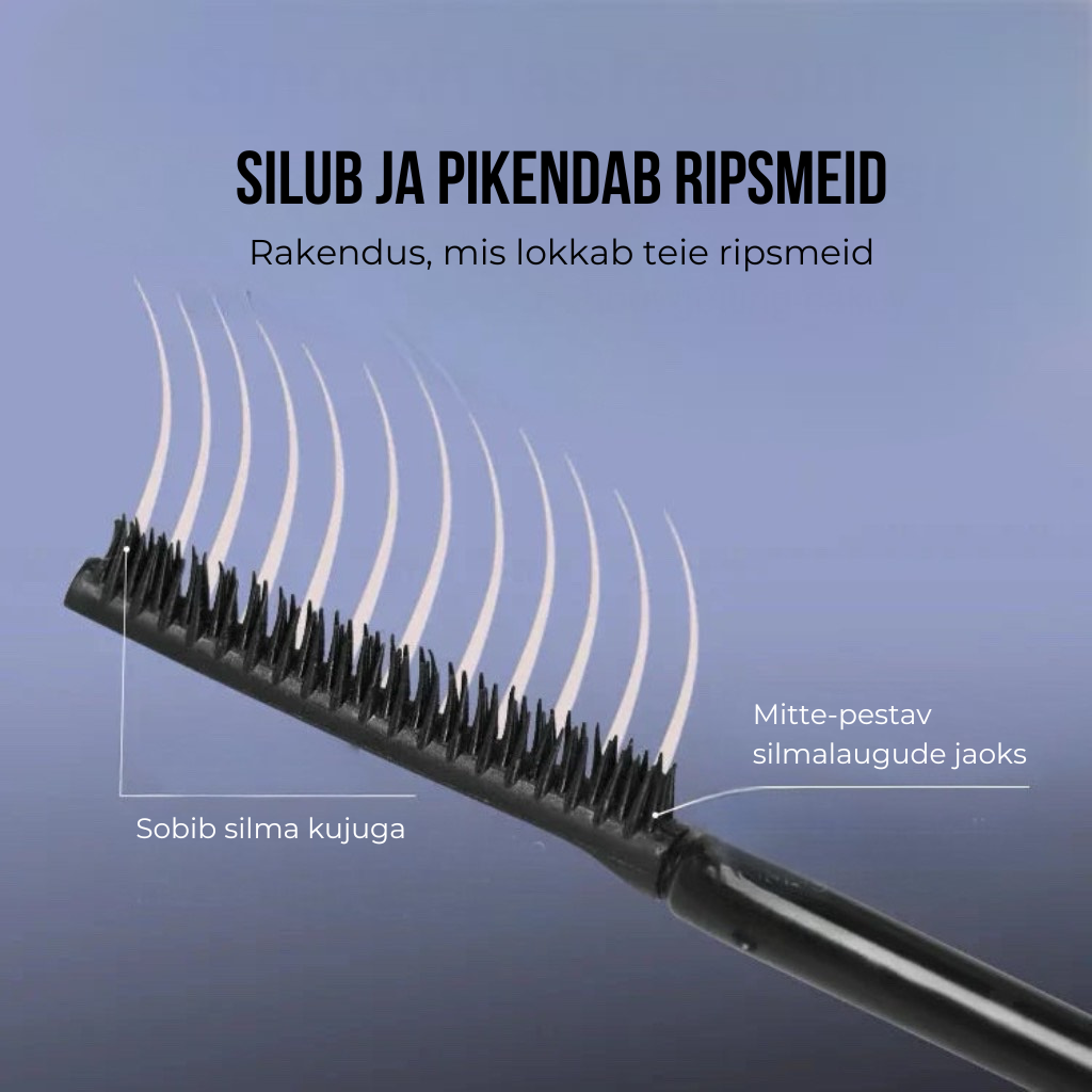 Veekindel, plekituks jääv ja kauakestev ripsmetušš