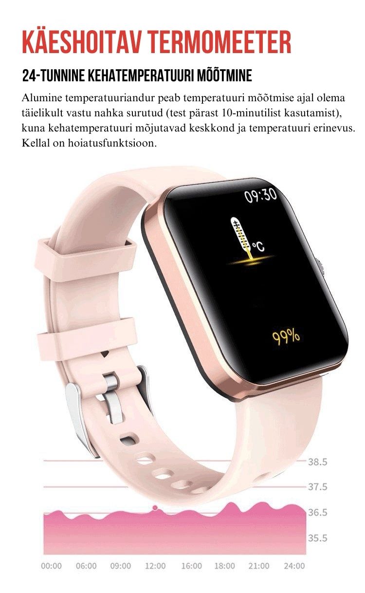 Moodne nutikell Bluetoothiga