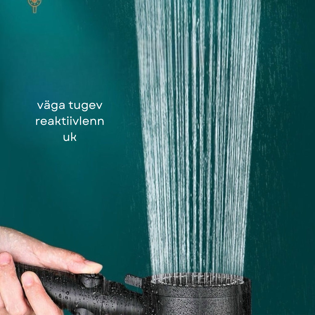 Võimsa veevoolu dušiotsik