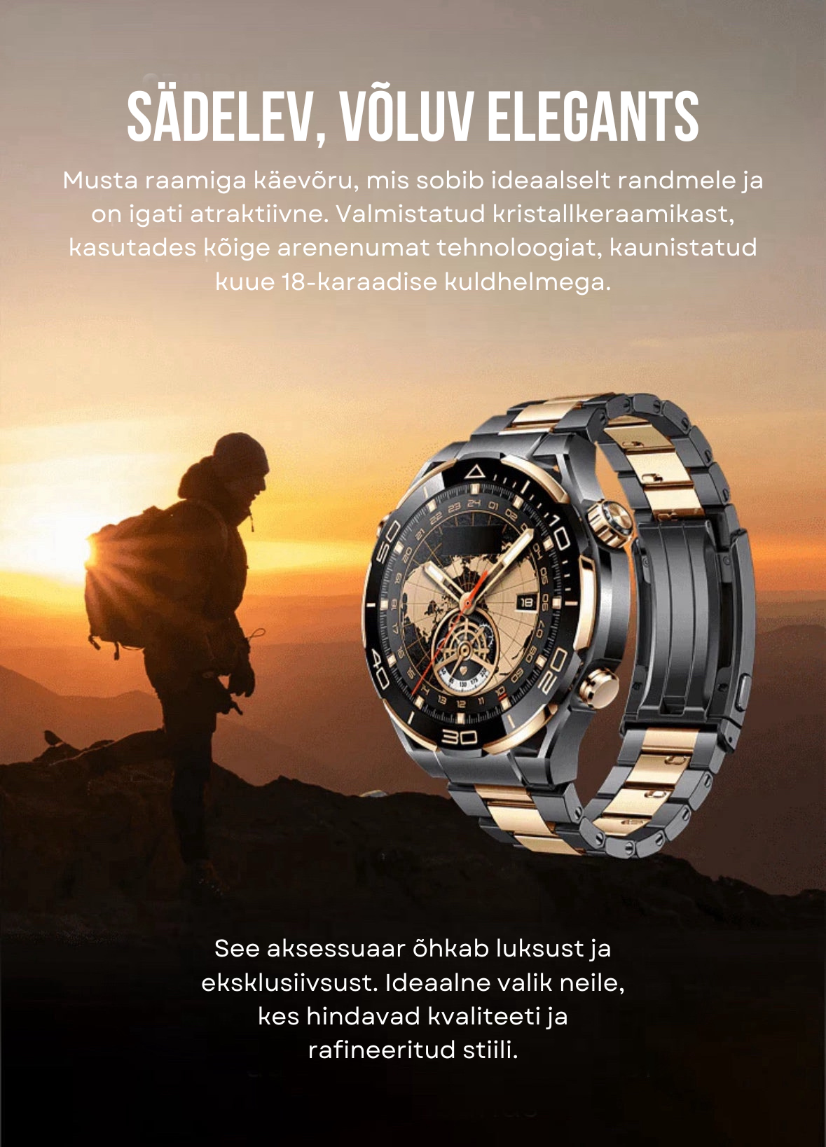 Nutikas sportlik kell "Bluetooth" funktsiooniga 🔥