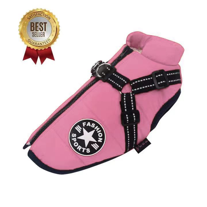 DogFashion™ - veekindel talvejope koos integreeritud traksidega koertele