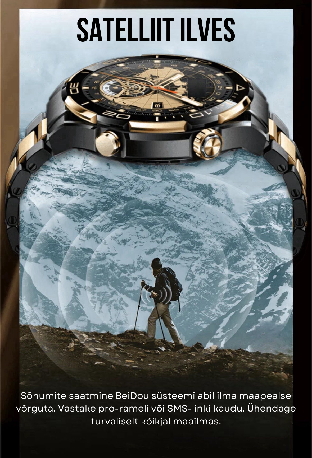 Nutikas sportlik kell "Bluetooth" funktsiooniga 🔥