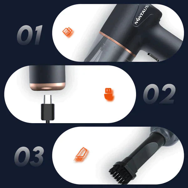 Kompaktne ja võimas pihu tolmuimeja