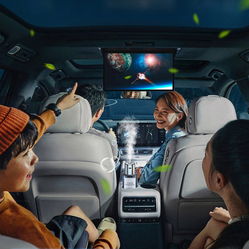 Smart Ultrasonic Spray autoõhuvärskendaja - 5-käiguline juhtimine ja automaatne sisse/välja lülitamine