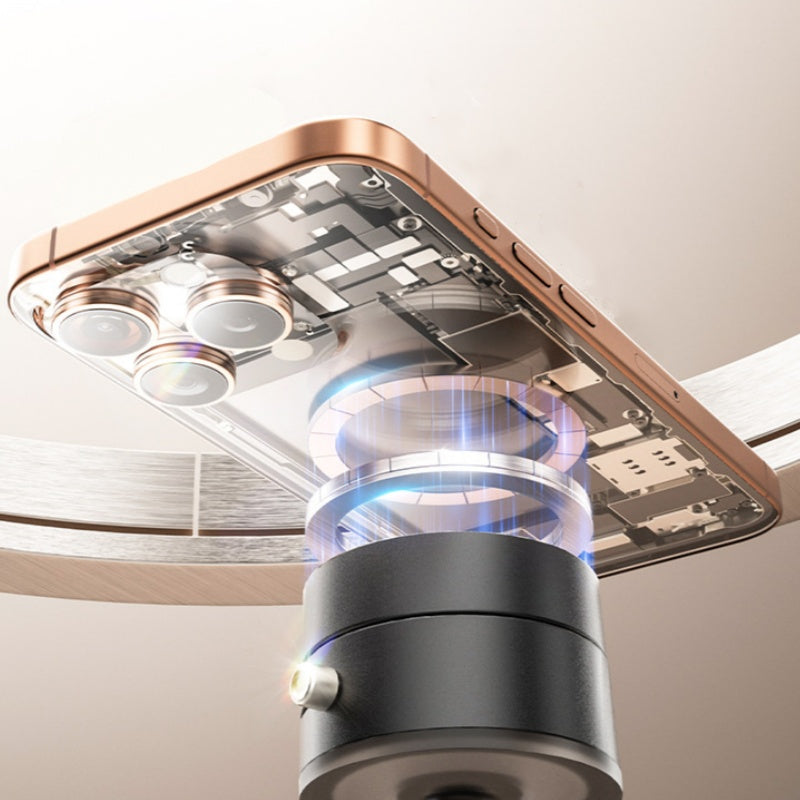 Kokkupandav, kaasaskantav vaakum-magnetiline mobiiltelefoni hoidik