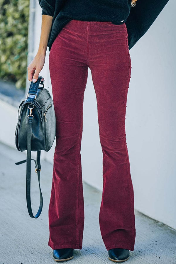 Kõrge vöökohaga plisseeritud püksid