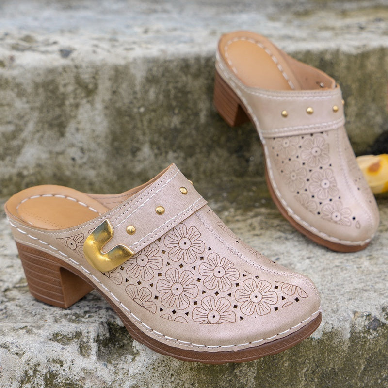 Naiste kinnised massiivsed sandaalid