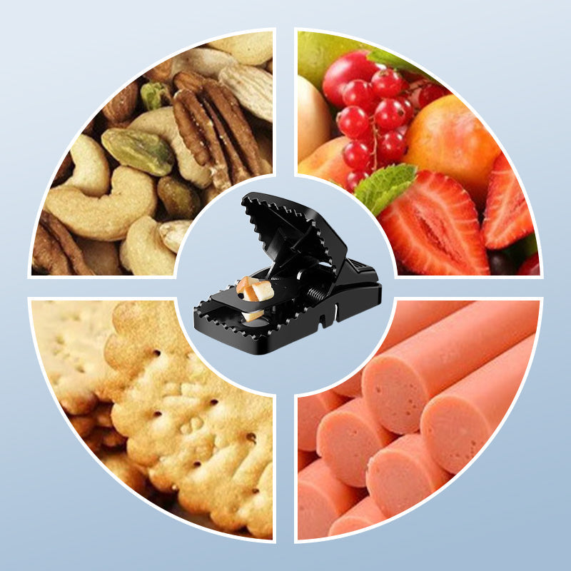 Korduvkasutatavad rotilõksud ülitäpse mehhanismiga